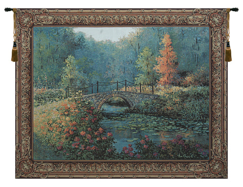 Countryside Bridge Tapestry Wall Hanging