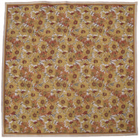 Sunflowers Square Belgian Throw by Vincent Van Gogh