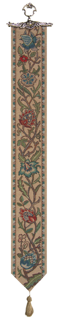 Tree of Life V Tapestry Bell Pull by William Morris