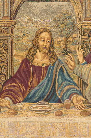 The Last Supper VII Italian Tapestry Wall Hanging by Leonardo da Vinci