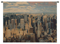 A New York Day Italian Tapestry Wall Hanging by Alberto Passini