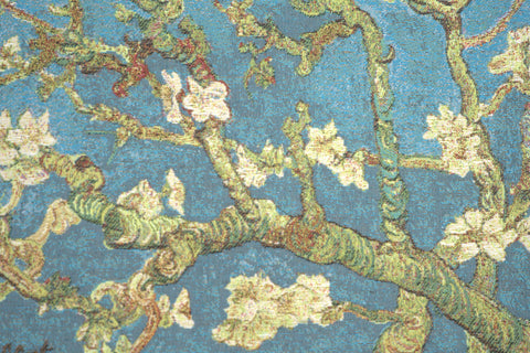 Van Gogh's Almond Blossoms European Cushion Cover by Vincent Van Gogh