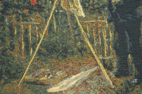 Monet Painting European Cushion Cover by Pierre- Auguste Renoir