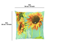 Big sunflowers French Tapestry Cushion