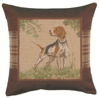 Dog Pointer French Tapestry Cushion