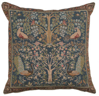 Tree In Blue French Tapestry Cushion