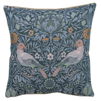 Bird Couple  French Tapestry Cushion by William Morris