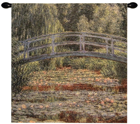 Giverny Bridge Tapestry Wall Hanging by Claude Monet