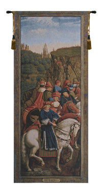Just Judges I European Tapestry by Jan and Hubert van Eyck