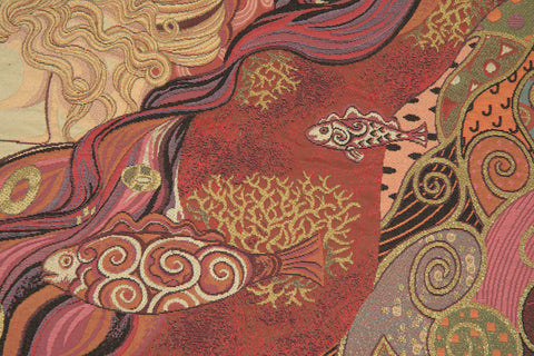 Danae by Klimt European Tapestry by Gustav Klimt