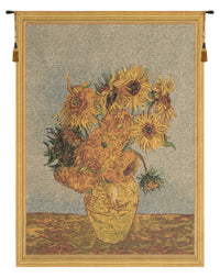 Sunflowers by Van Gogh I European Tapestry by Vincent Van Gogh