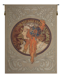 Rousse Byzantine European Tapestry by Alphonse Mucha
