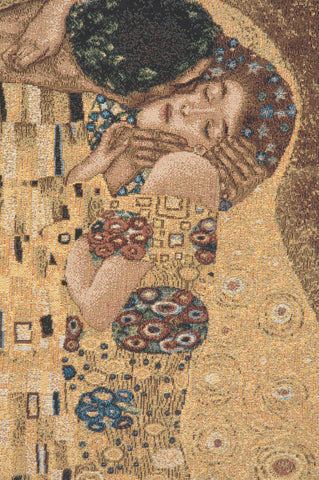 Kissed by Klimt European Tapestry by Gustav Klimt