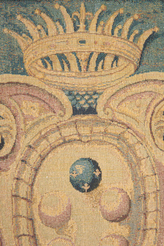Ciniglia Crest Italian Tapestry Wall Hanging by Alberto Passini