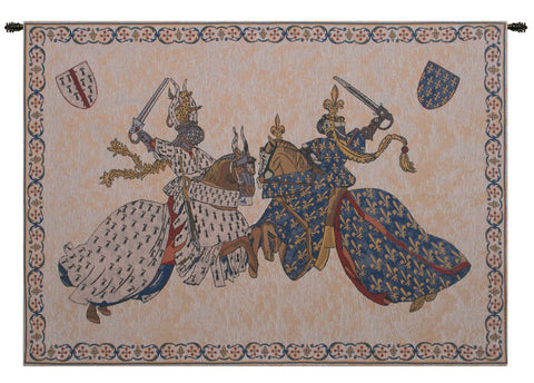 Tournament of Knights Roi Rene Belgian Tapestry
