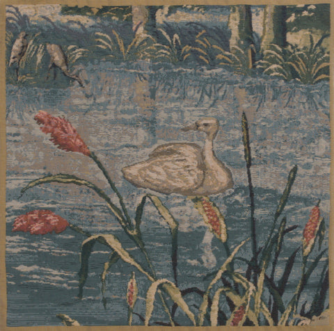 Wawel Forest left Belgian Tapestry Cushion