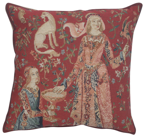 Licorne Gout Belgian Tapestry Cushion
