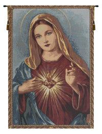 Sacred Heart of Mary European Tapestries by Alberto Passini