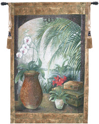 Orchids In Paradise Fine Art Tapestry by Volkamer