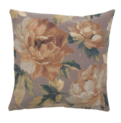 Sweet Blossoms Grey Decorative Pillow Cushion Cover by Alessia Cara