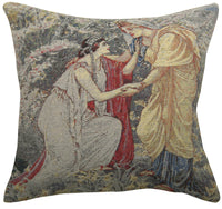 Demeter and Persephone Decorative Pillow Cushion Cover by Charlotte Home Furnishings Inc
