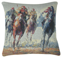 Jockeys Decorative Pillow Cushion Cover by Charlotte Home Furnishings Inc
