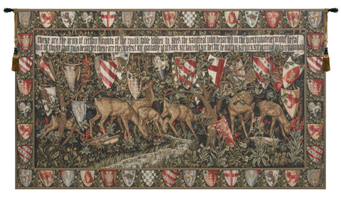 Verdure With Reindeer I European Tapestry by Edward Burne Jones